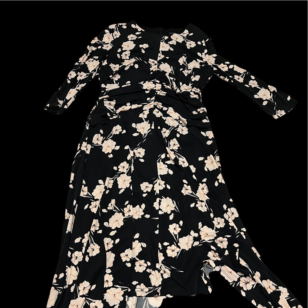 Black foral Maggy London dress